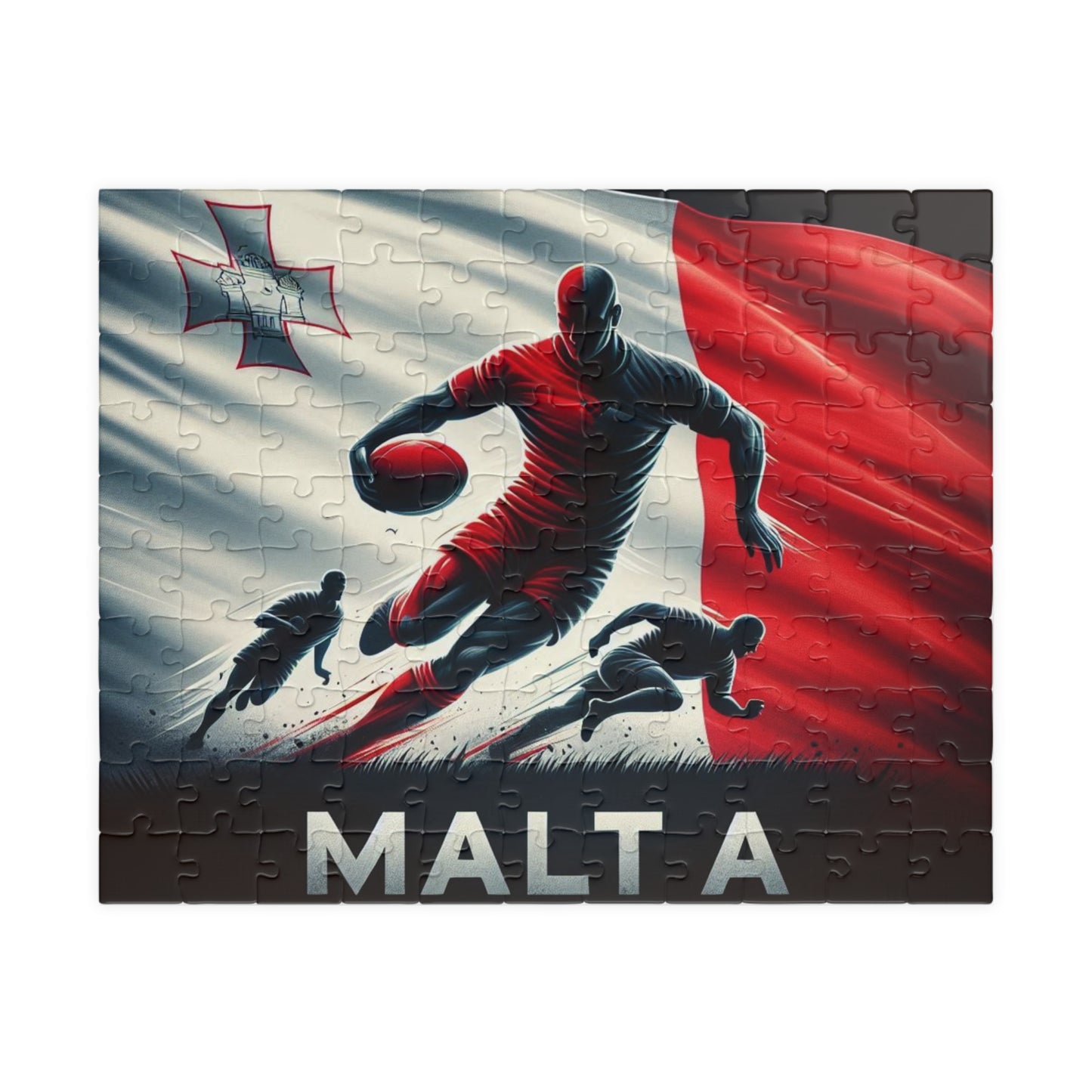 Flag Village Malta Sporting Flag Puzzle (110, 252, 520, 1014-piece) MLT0003