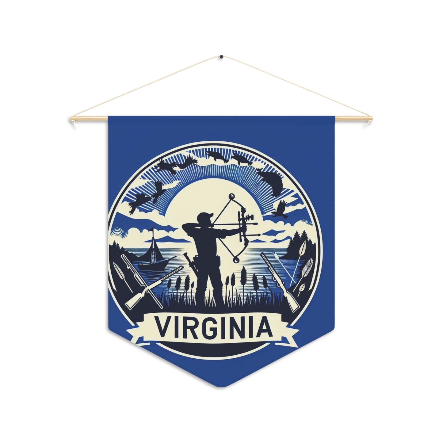 Flag Village Virginia State Flag Pennant Sporting Home Wall decoration VA0002