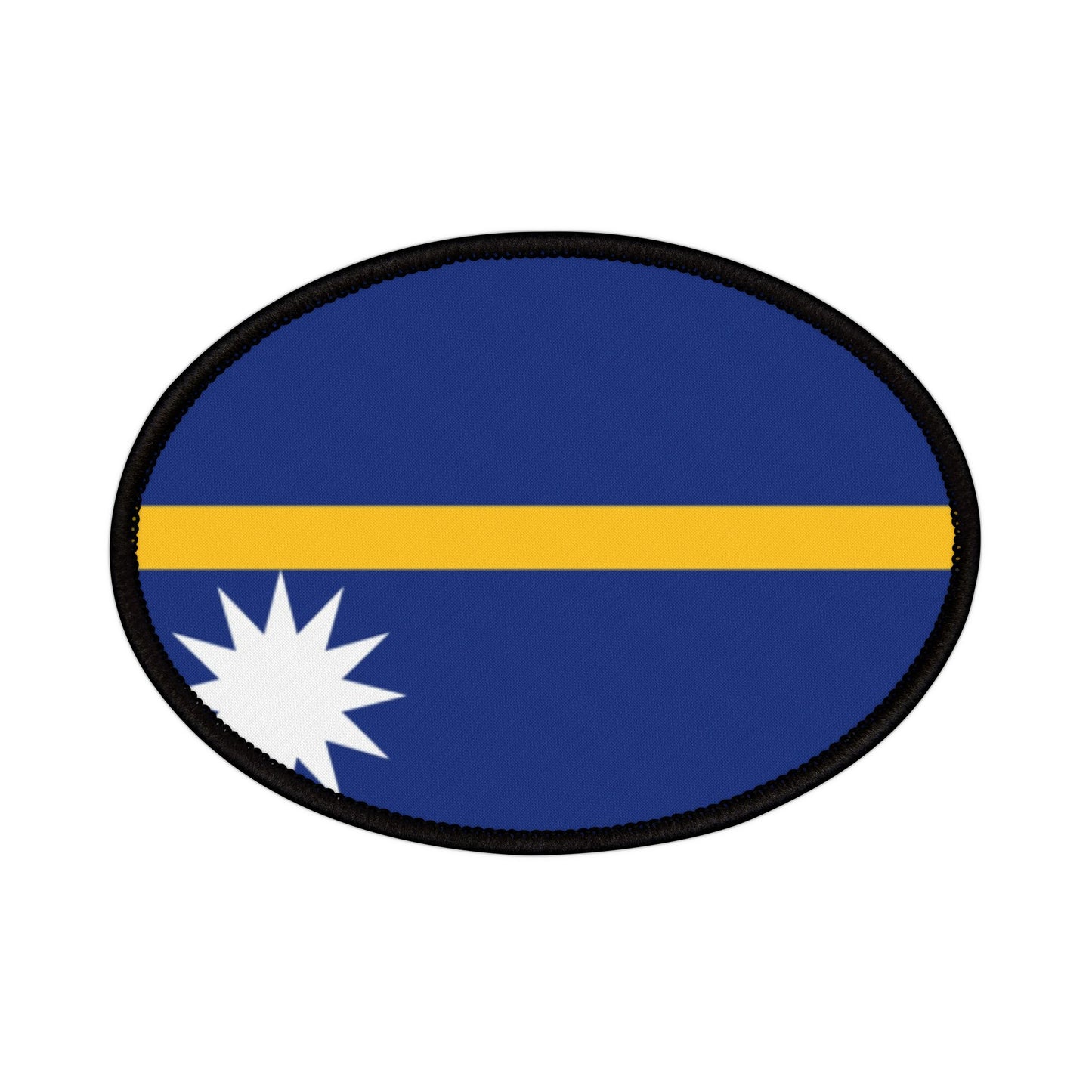 Flag Village Nauru Flag Embroidery Iron-On Patches