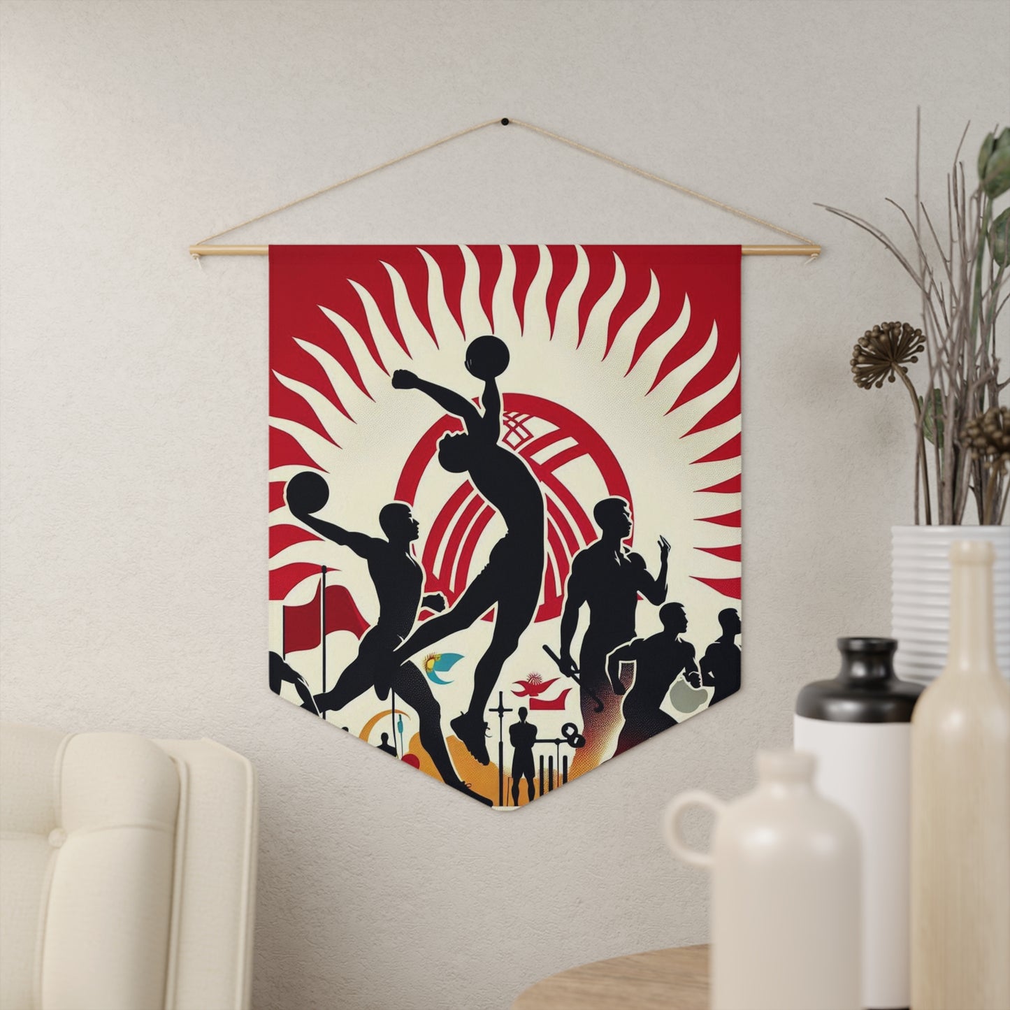 Flag Village Kyrgyzstan Flag Pennant Sporting Home Wall decoration KGZ0002
