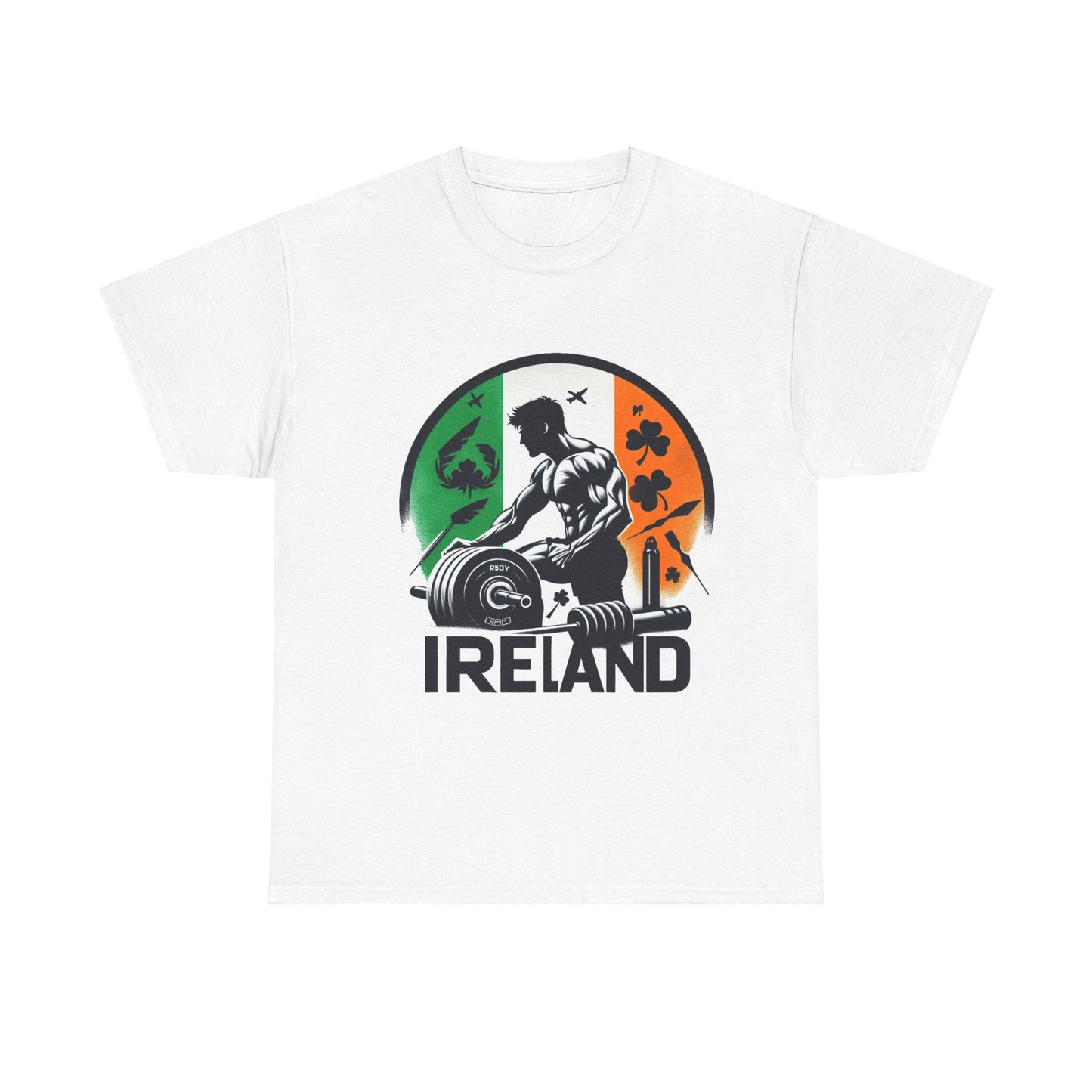 Flag Village Ireland Sporting Flag T-SHIRT Heavy Cotton Tee IRL0001