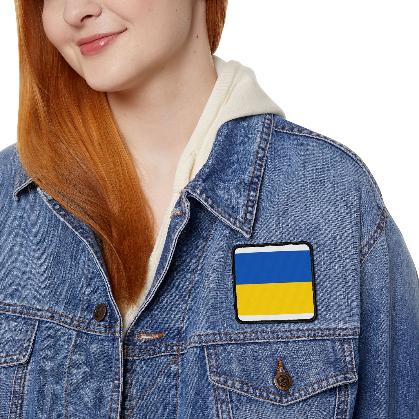 Flag Village Ukraine Flag Embroidery Iron-On Patches