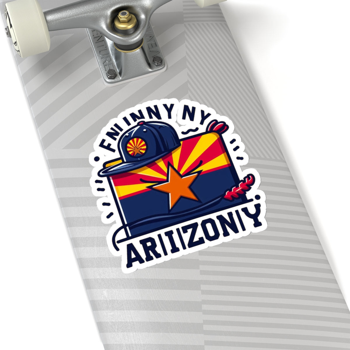 Flag Village USA Arizona State Flag Sticker 2", 3", 4", 6" AZ01