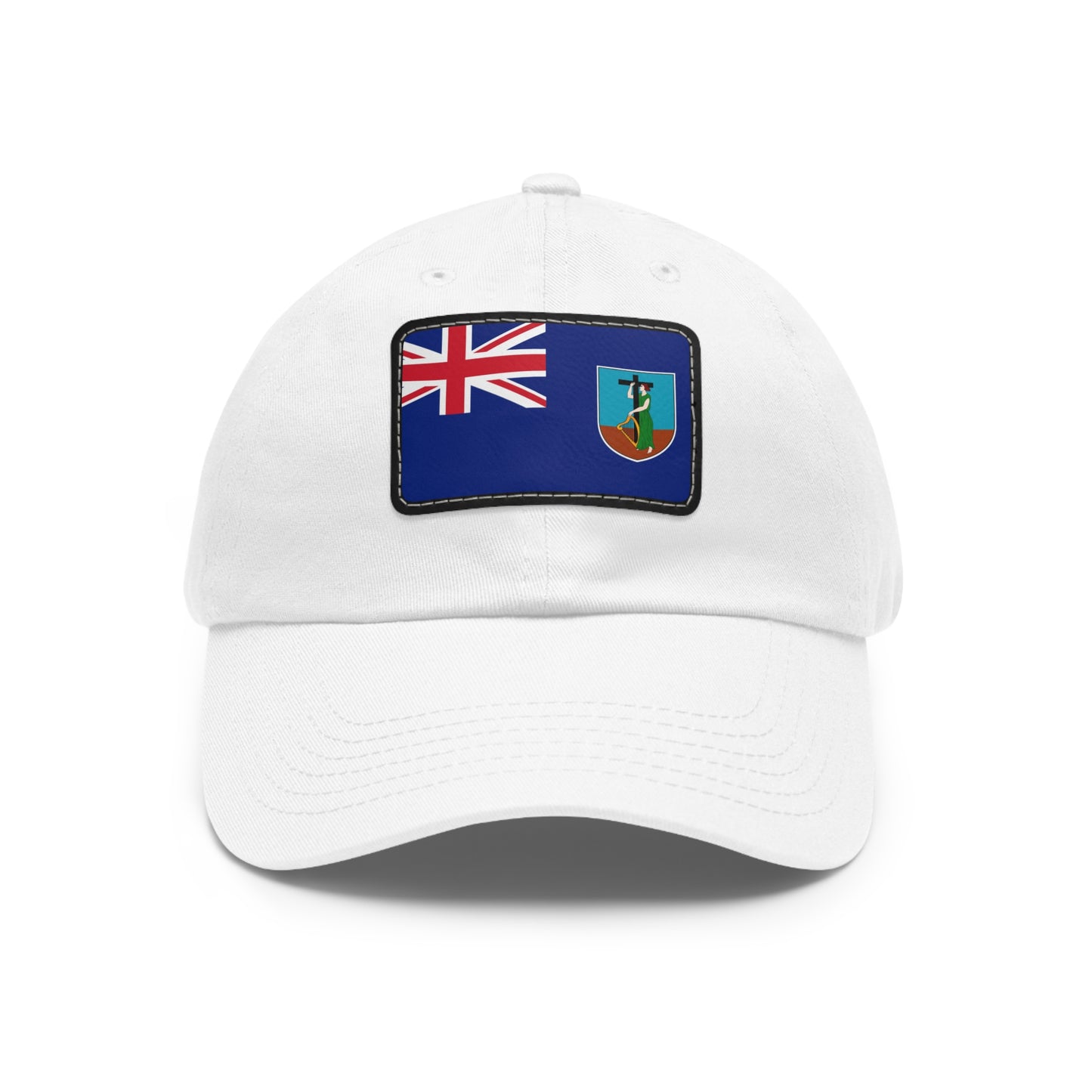 Flag Village Montserrat Flag Hat Cap with Leather Patch