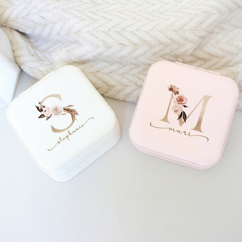 Flag Village Zipper Jewelry Box Personalized Gift Jewelry Box