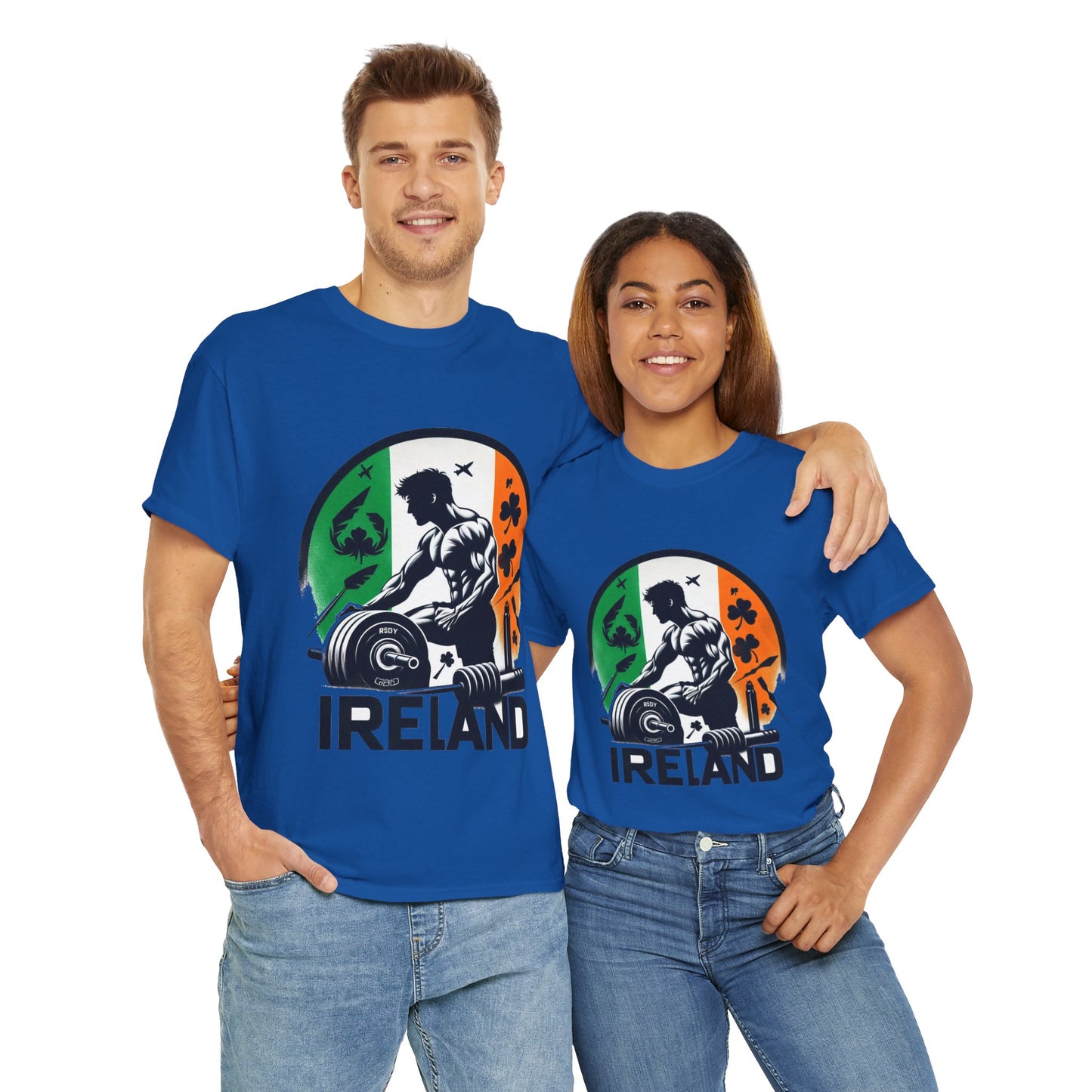 Flag Village Ireland Sporting Flag T-SHIRT Heavy Cotton Tee IRL0001