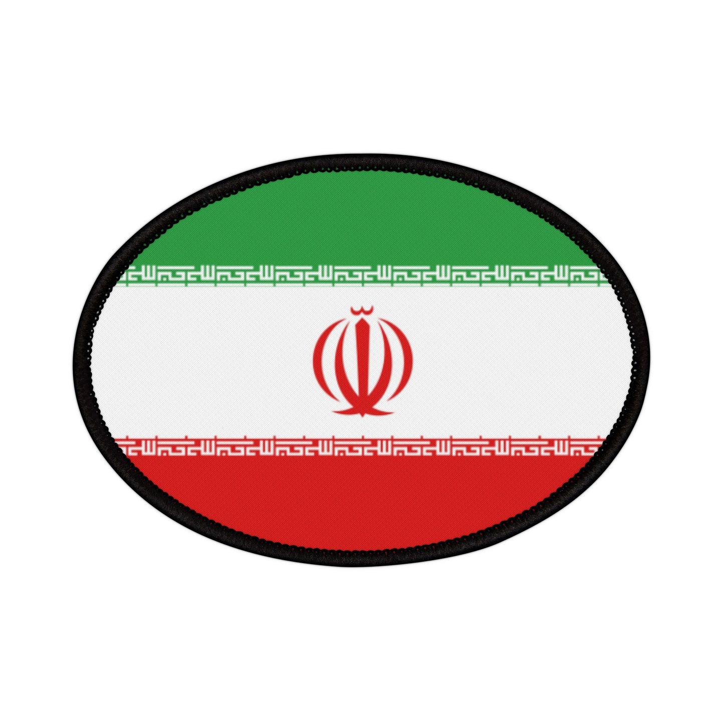 Flag Village Iran Flag Embroidery Iron-On Patches