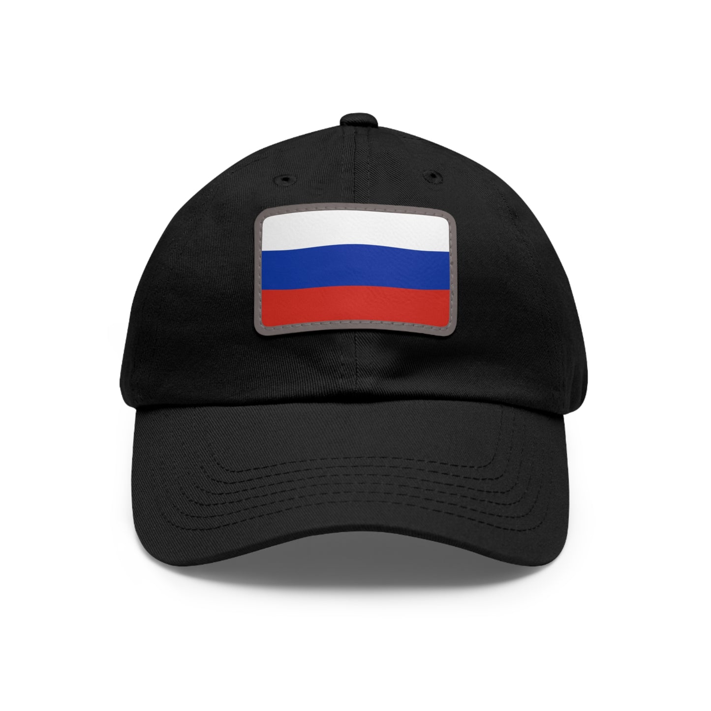 Flag Village Russia Flag Hat Cap with Leather Patch