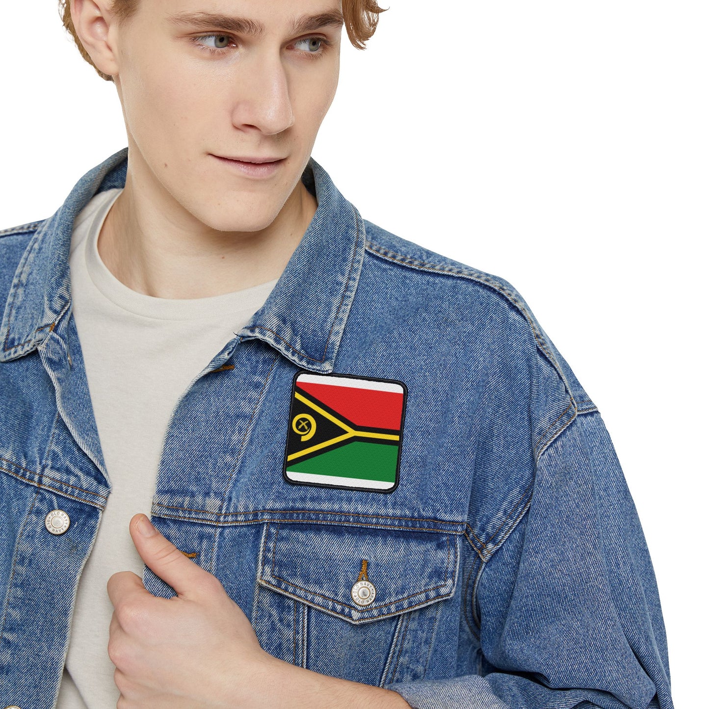 Flag Village Vanuatu Flag Embroidery Iron-On Patches