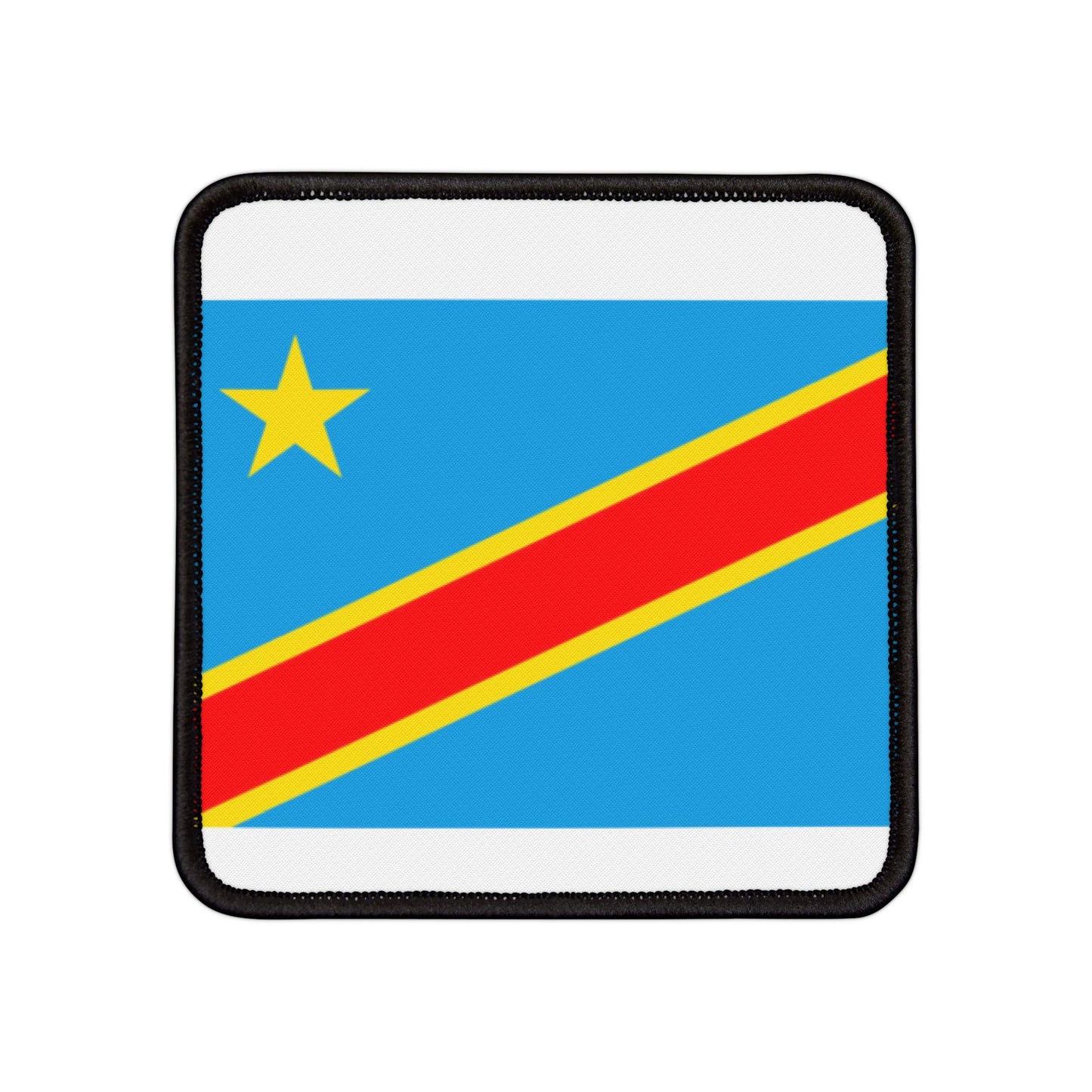 Flag Village Democratic Republic Of The Congo Flag Embroidery Iron-On Patches