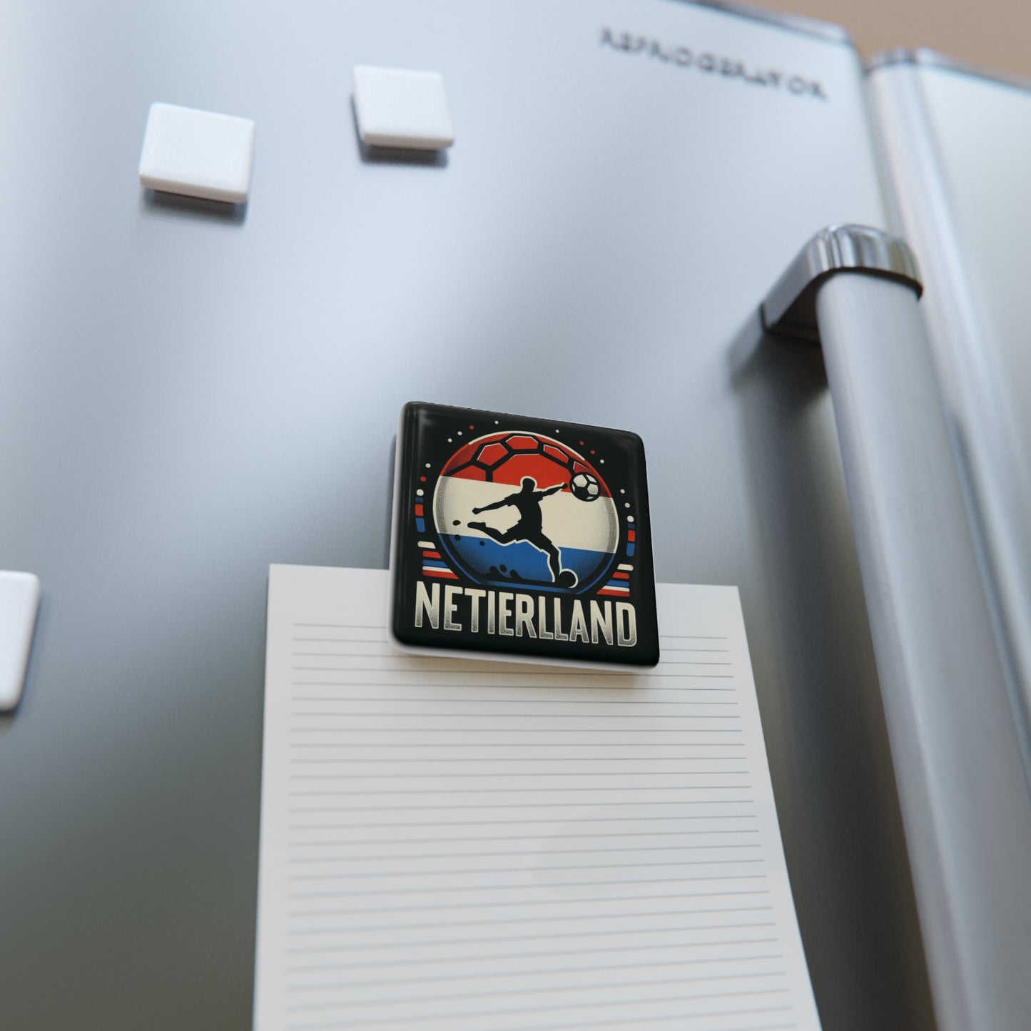 Flag Village Netherlands Flag Sporting Porcelain Magnet, Square NLD0004