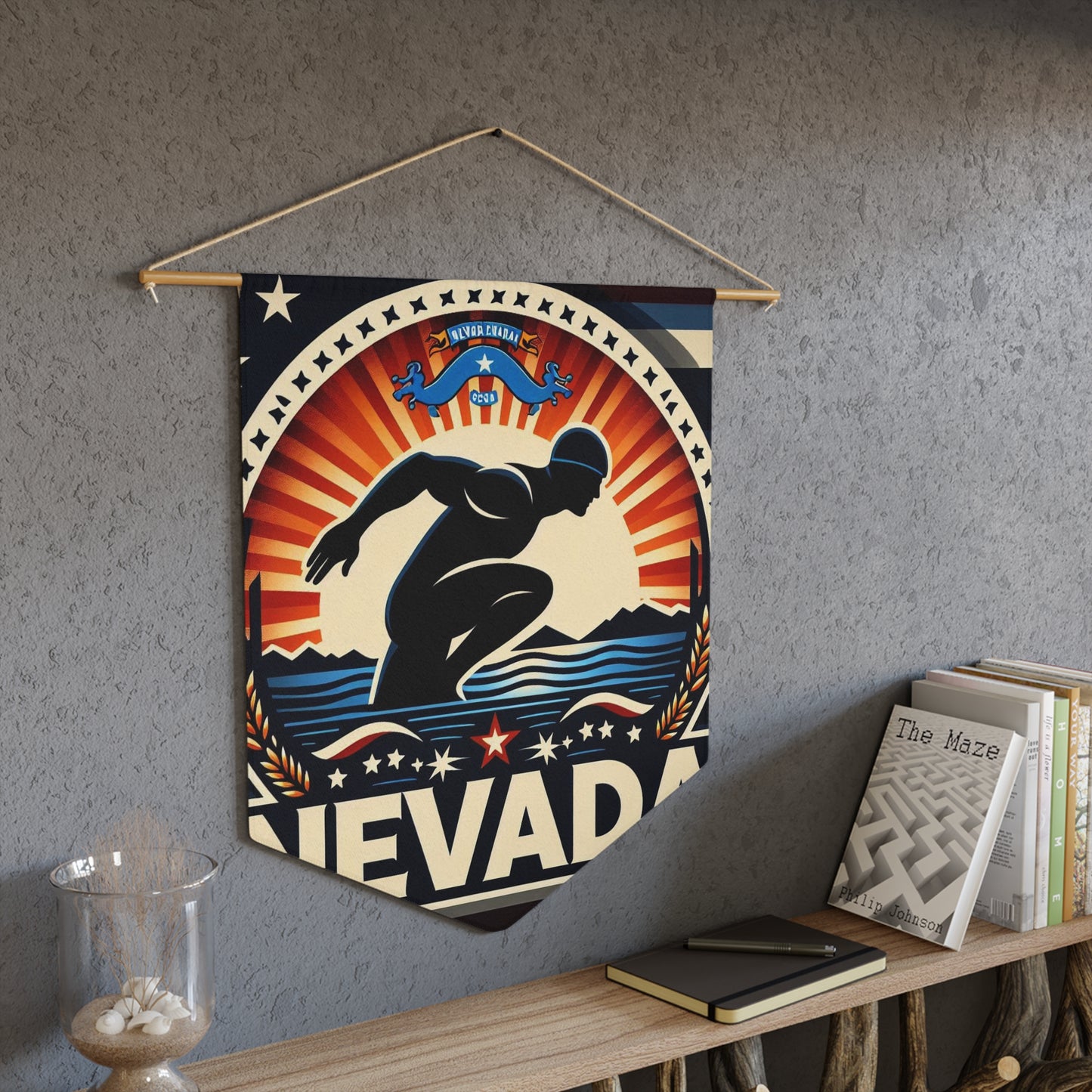 Flag Village Nevada State Flag Pennant Sporting Home Wall decoration NV0002