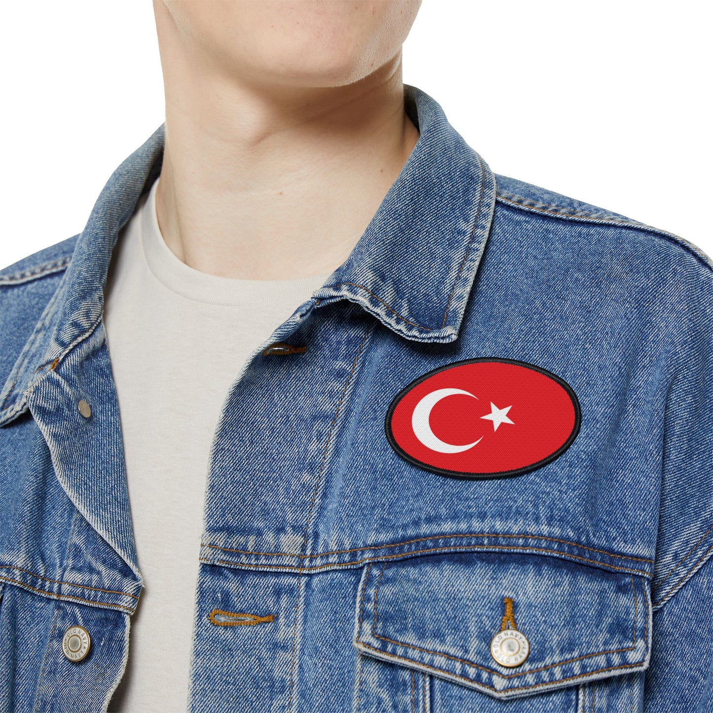 Flag Village Turkey Flag Embroidery Iron-On Patches
