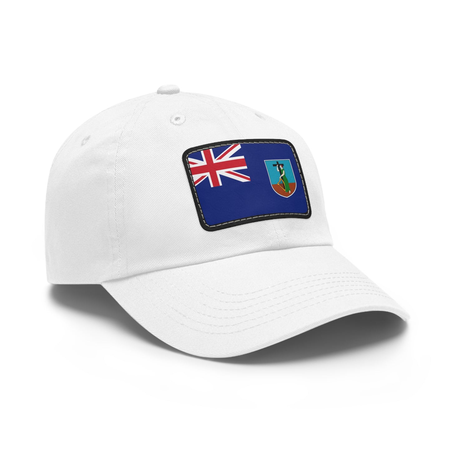 Flag Village Montserrat Flag Hat Cap with Leather Patch