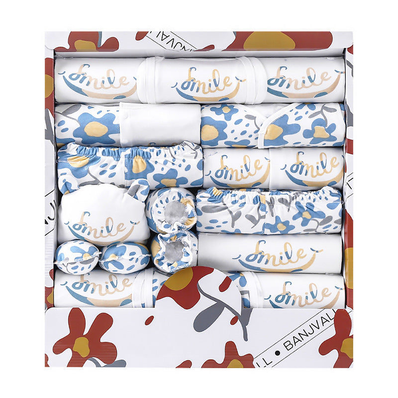 Flag Village 18 Piece Cotton Newborn Clothes Gift Box Set
