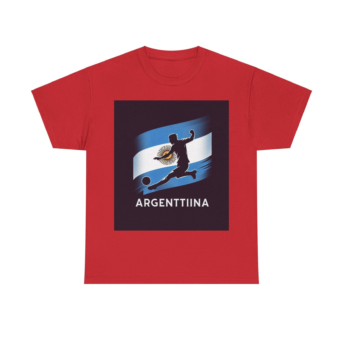 Flag Village Argentina Sporting Flag T-SHIRT Heavy Cotton Tee ARG0003