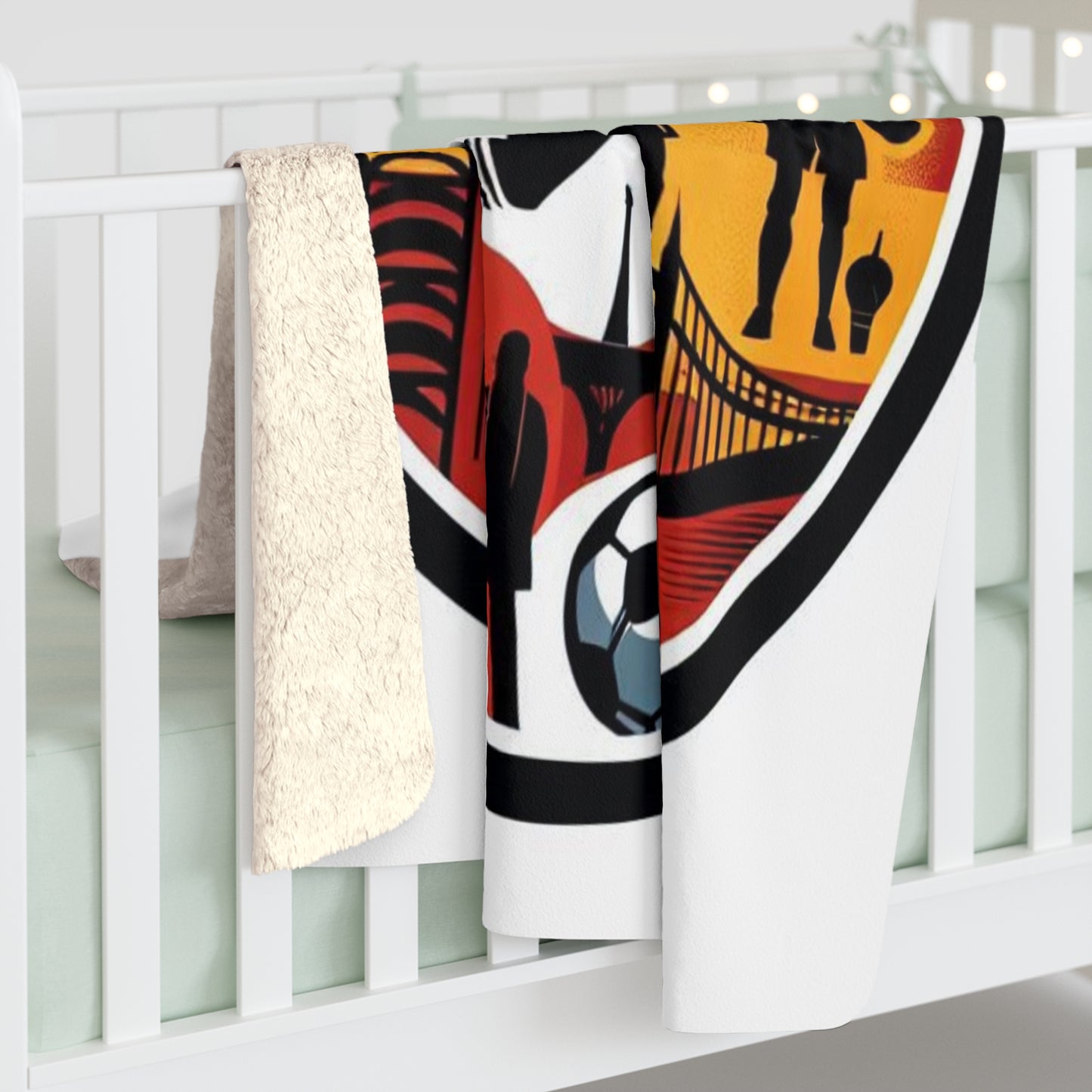 Flag Village Germany Sporting Flag Sherpa Fleece Blanket DEUO010