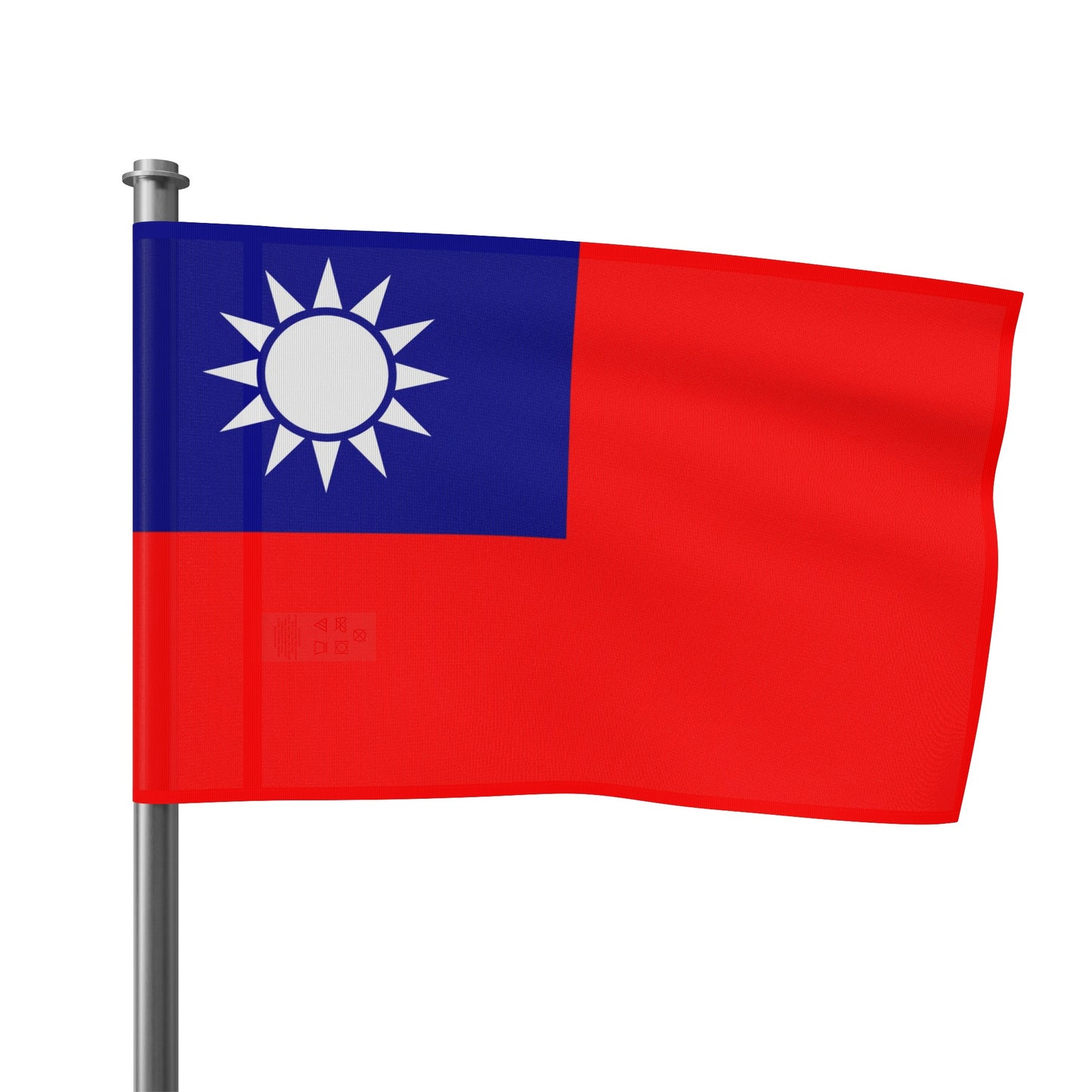 Flag Village Taiwan Flag 18" x 12" / 36" x 24" / 60" x 36"