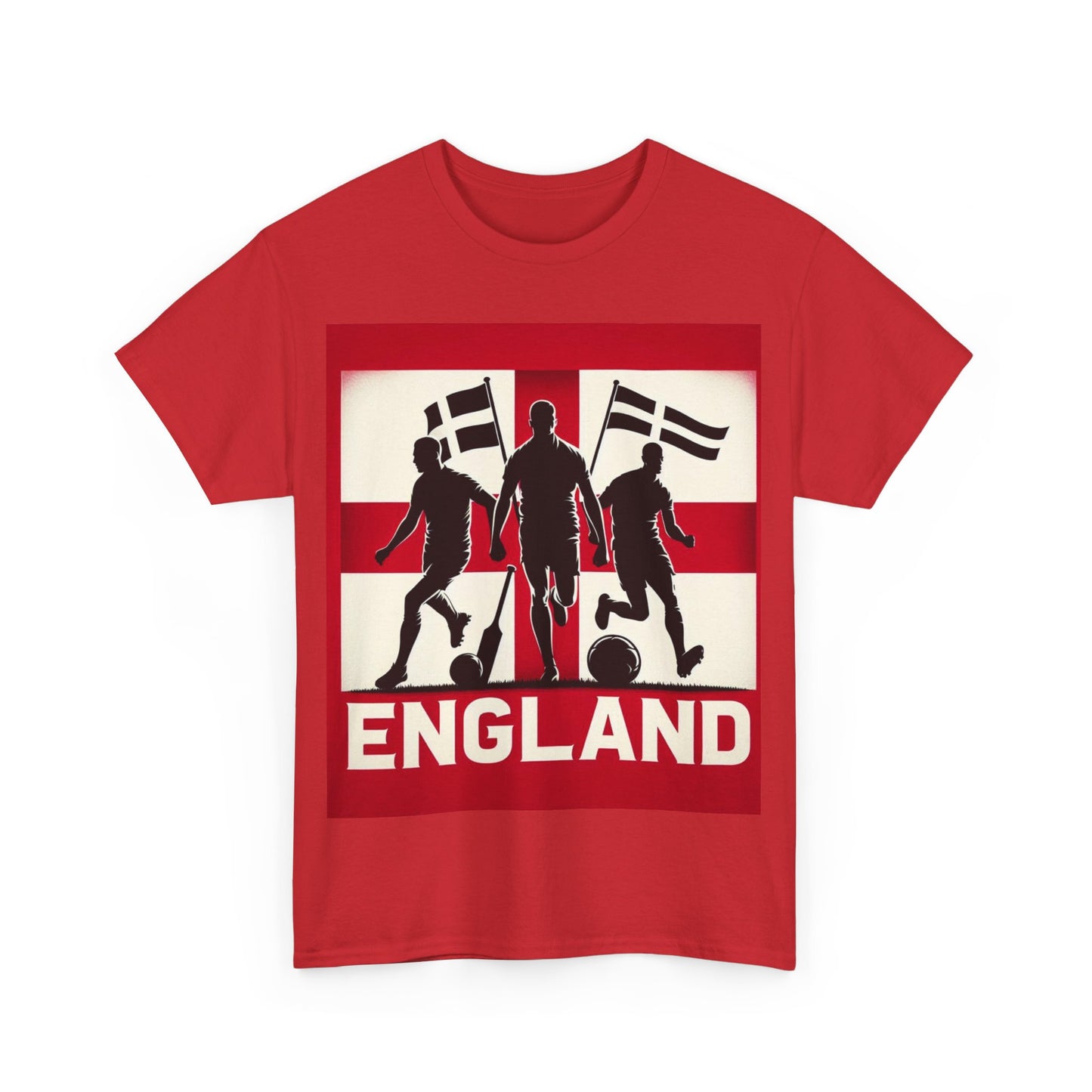 Flag Village England Sporting Flag T-SHIRT Heavy Cotton Tee GBR0011