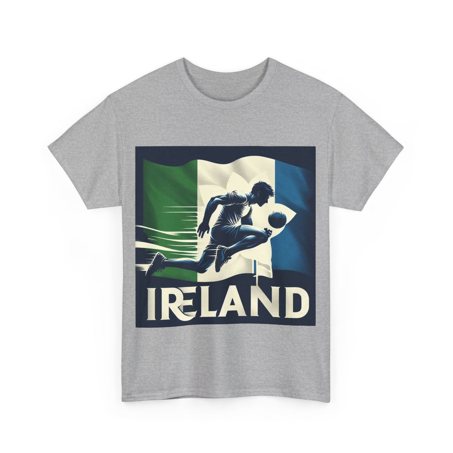 Flag Village Ireland Sporting Flag T-SHIRT Heavy Cotton Tee IRL0008