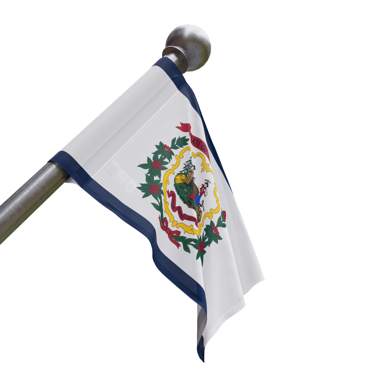 Flag Village USA West Virginia State Flag 18" x 12" / 36" x 24" / 60" x 36"