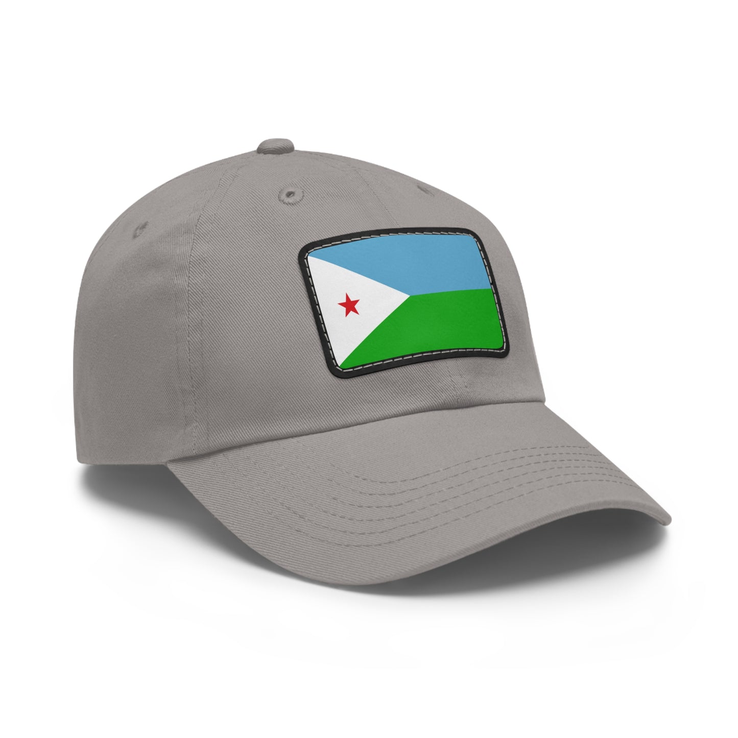 Flag Djibouti Flag Hat Cap with Leather Patch