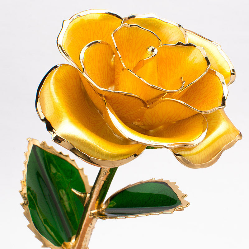 Flag Village 24K Gold-plated Rose Flower With A Gift Box Valentine's Day Gift