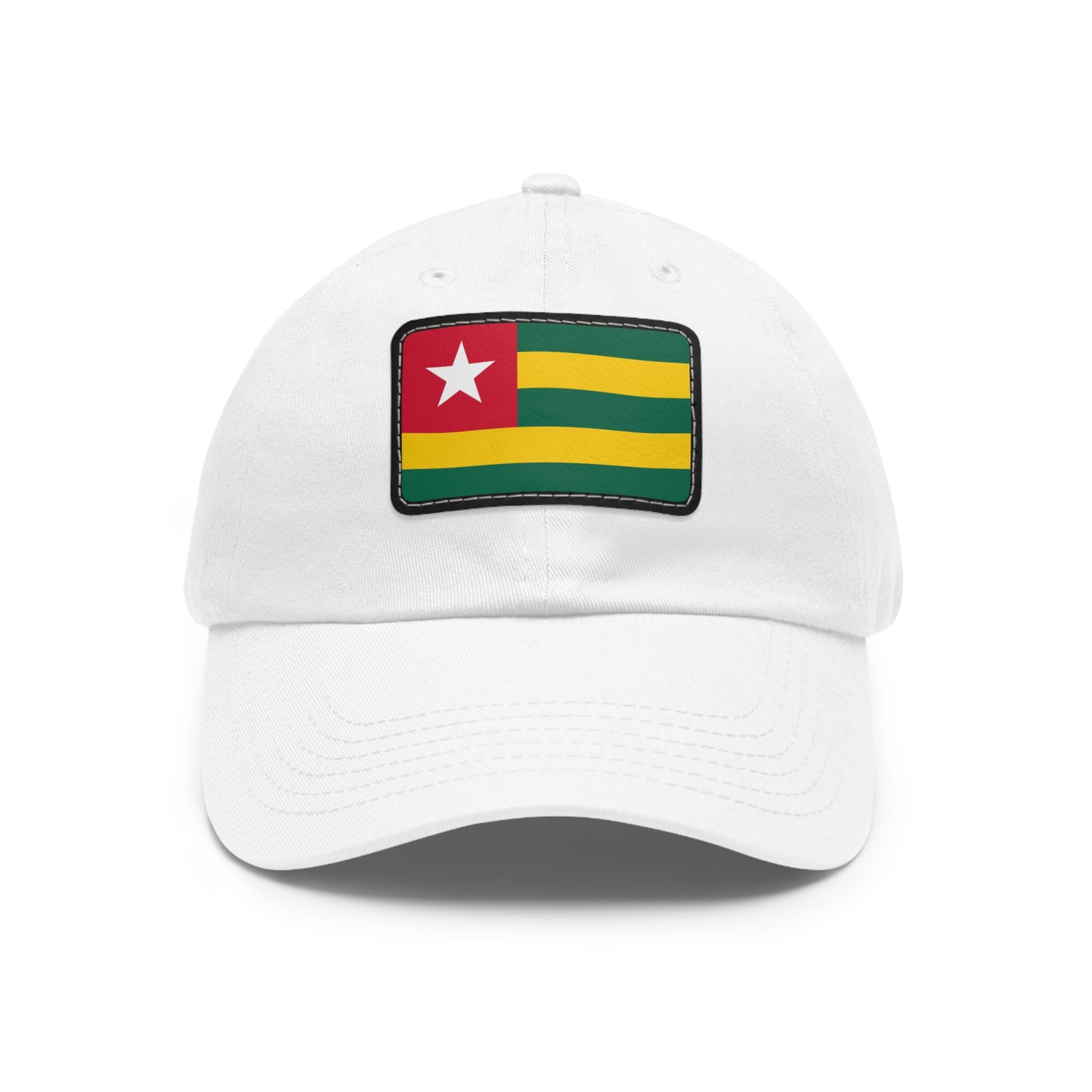Flag Village Togo Flag Hat Cap with Leather Patch