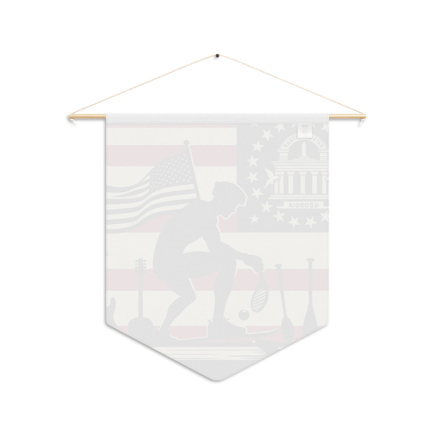 Flag Village Georgia State Flag Pennant Sporting Home Wall decoration GA0002