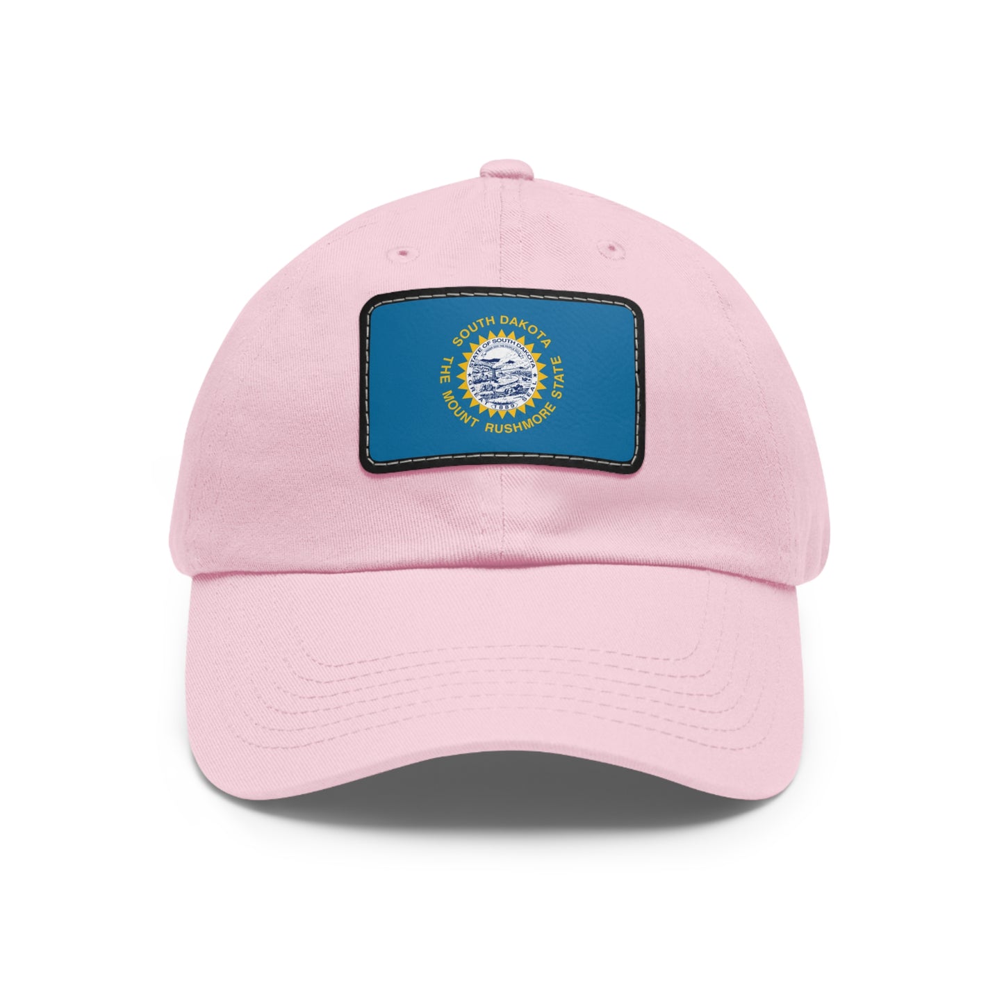 Flag Village USA South Dakota State Flag Hat Cap with Leather Patch