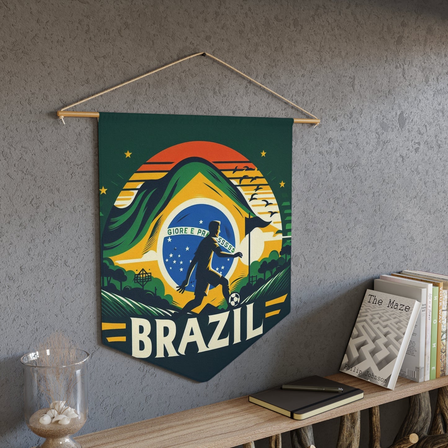 Flag Village Brazil Flag Pennant Sporting Home Wall decoration BRA0013