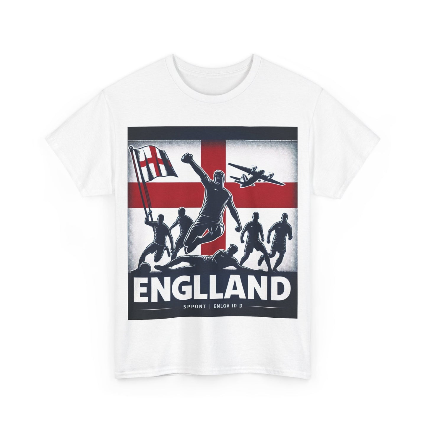 Flag Village England Sporting Flag T-SHIRT Heavy Cotton Tee GBR0007