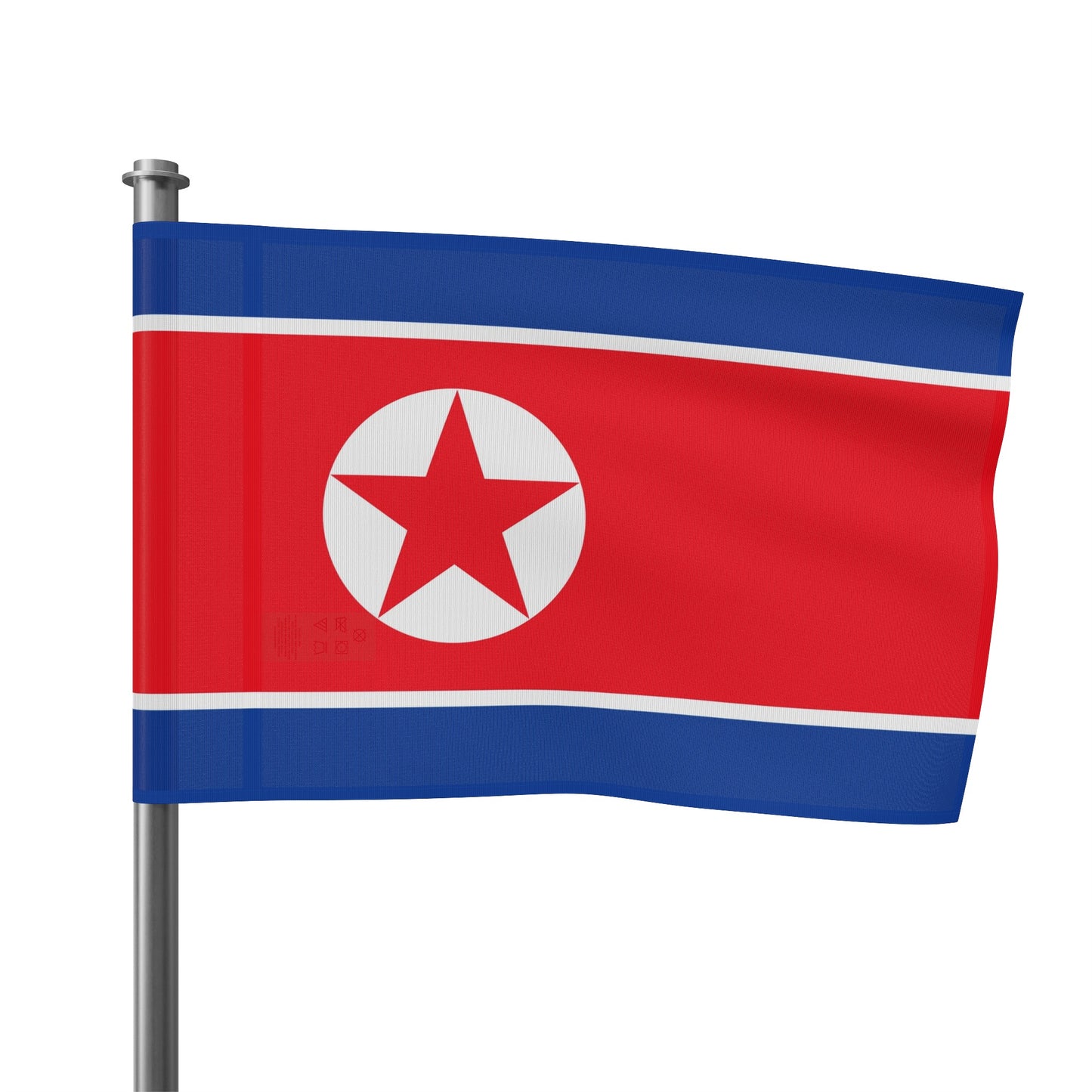 Flag Village North Korea Flag 18" x 12" / 36" x 24" / 60" x 36"