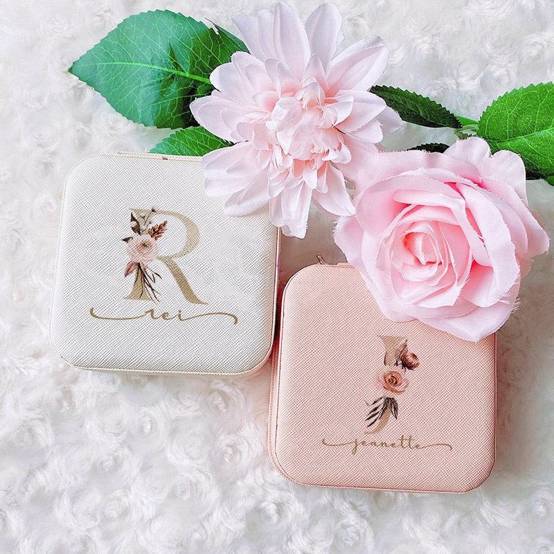 Flag Village Zipper Jewelry Box Personalized Gift Jewelry Box