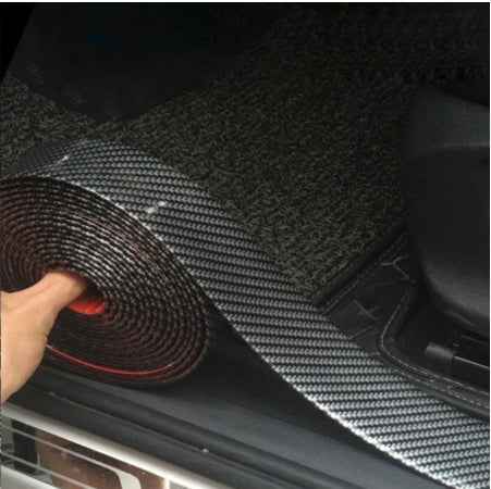 Flag Village Auto Tools Car Stickers 5D Carbon Fiber Rubber