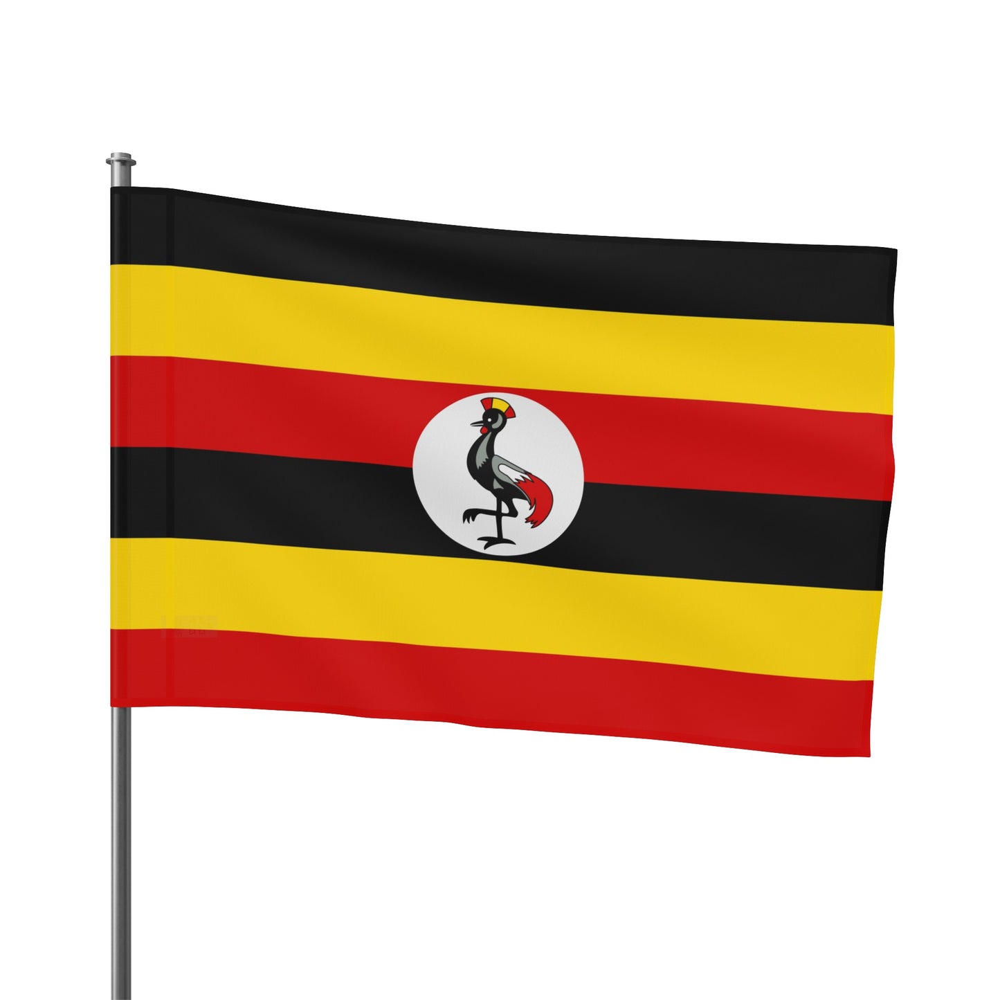 Flag Village Uganda Flag 18" x 12" / 36" x 24" / 60" x 36"