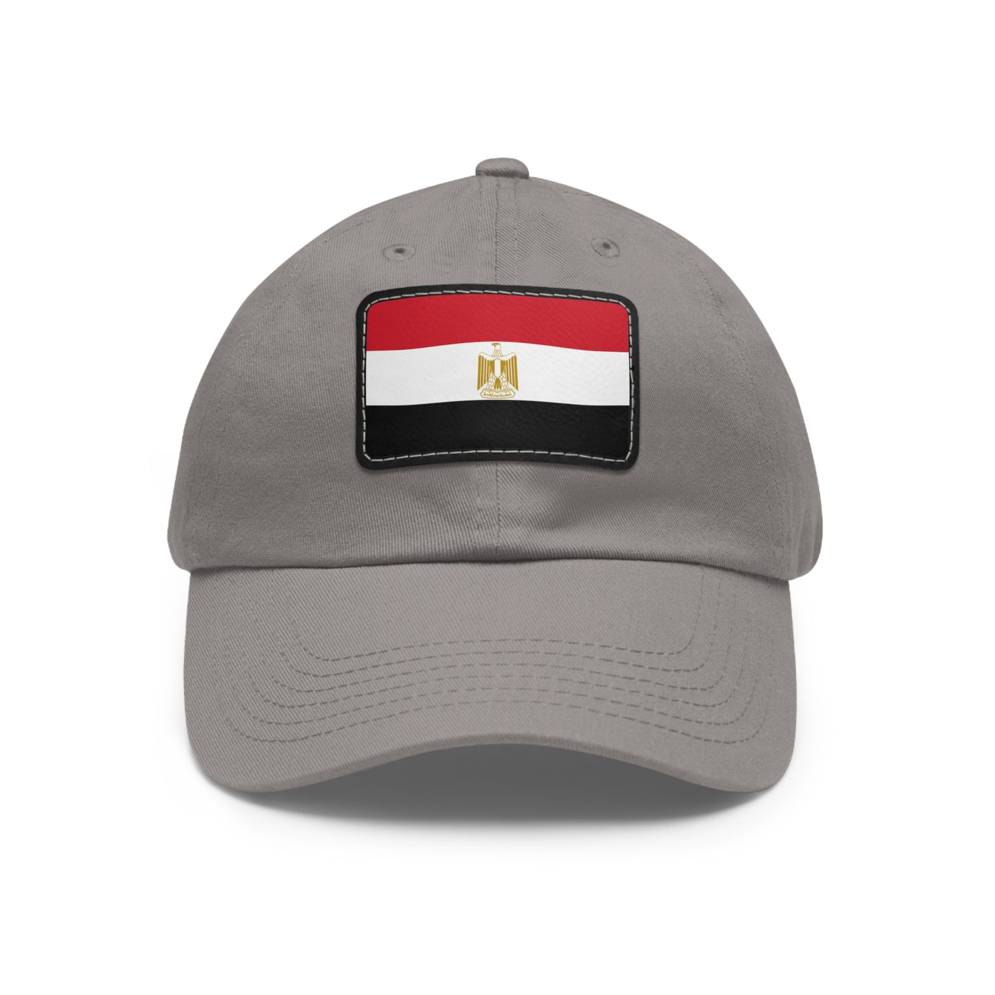 Flag Village Egypt Flag Hat Cap with Leather Patch