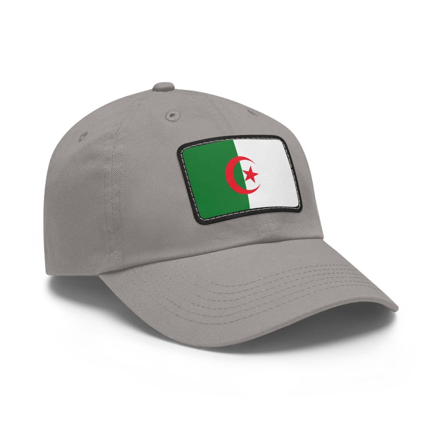 Flag Village Algeria Flag Hat Cap with Leather Patch