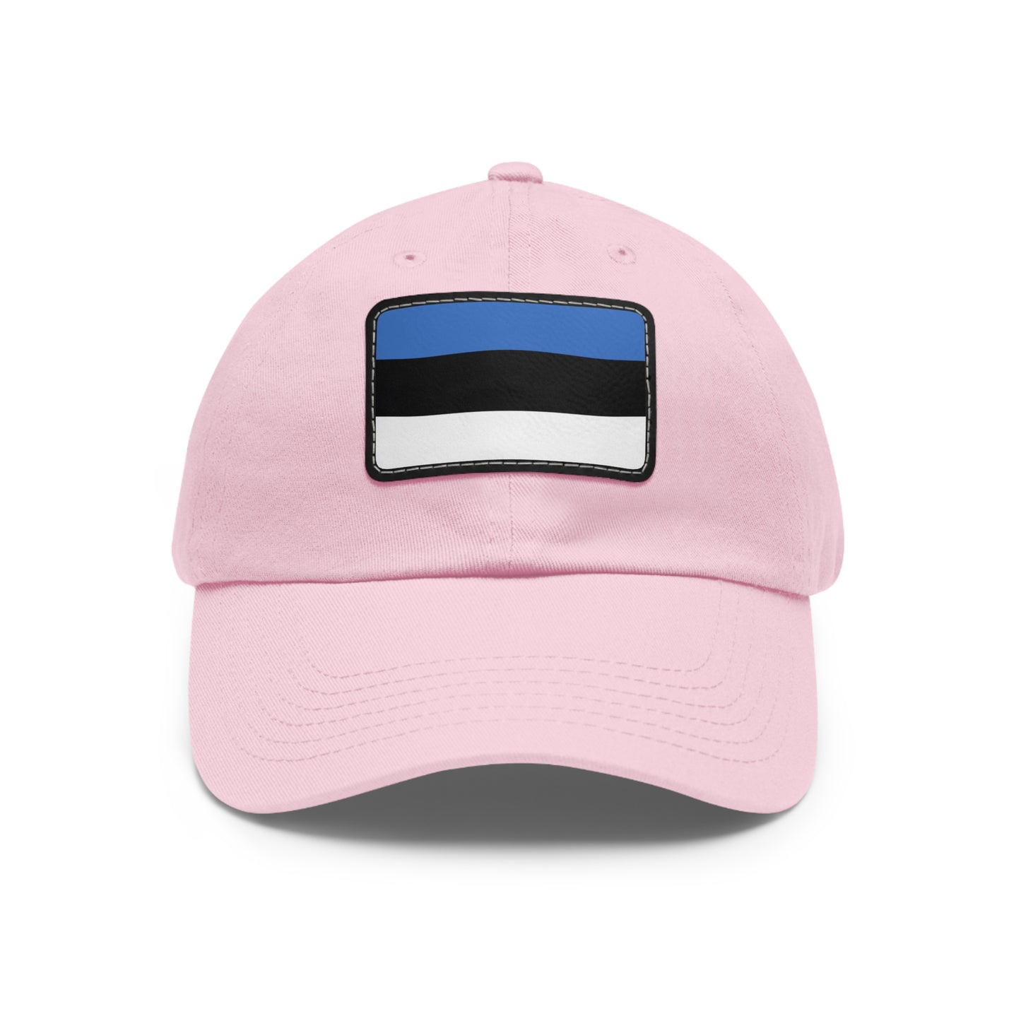 Flag Village Estonia Flag Hat Cap with Leather Patch