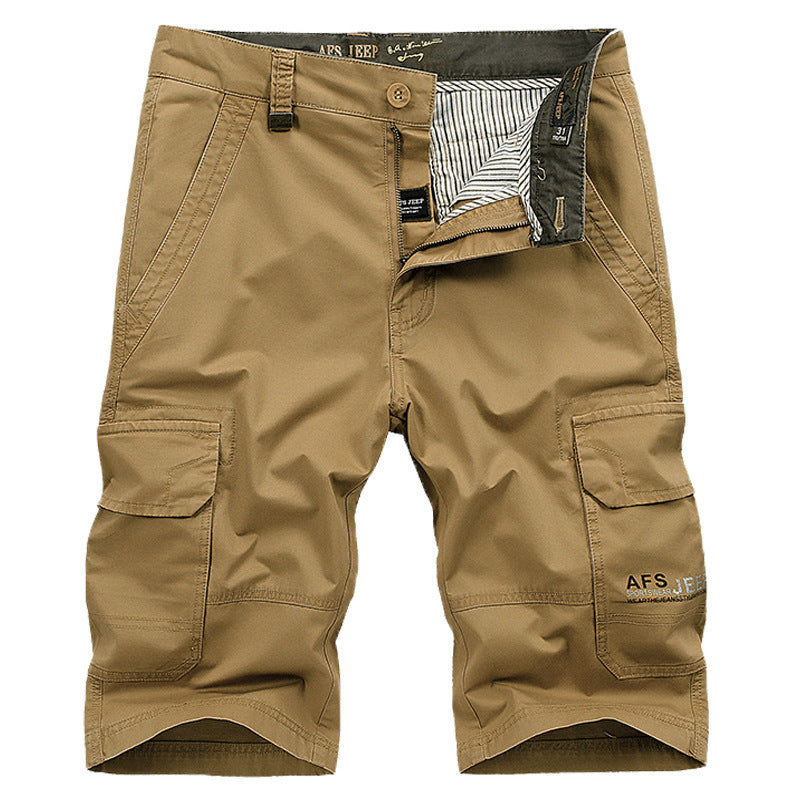 Flag Village Loose shorts thin overalls men