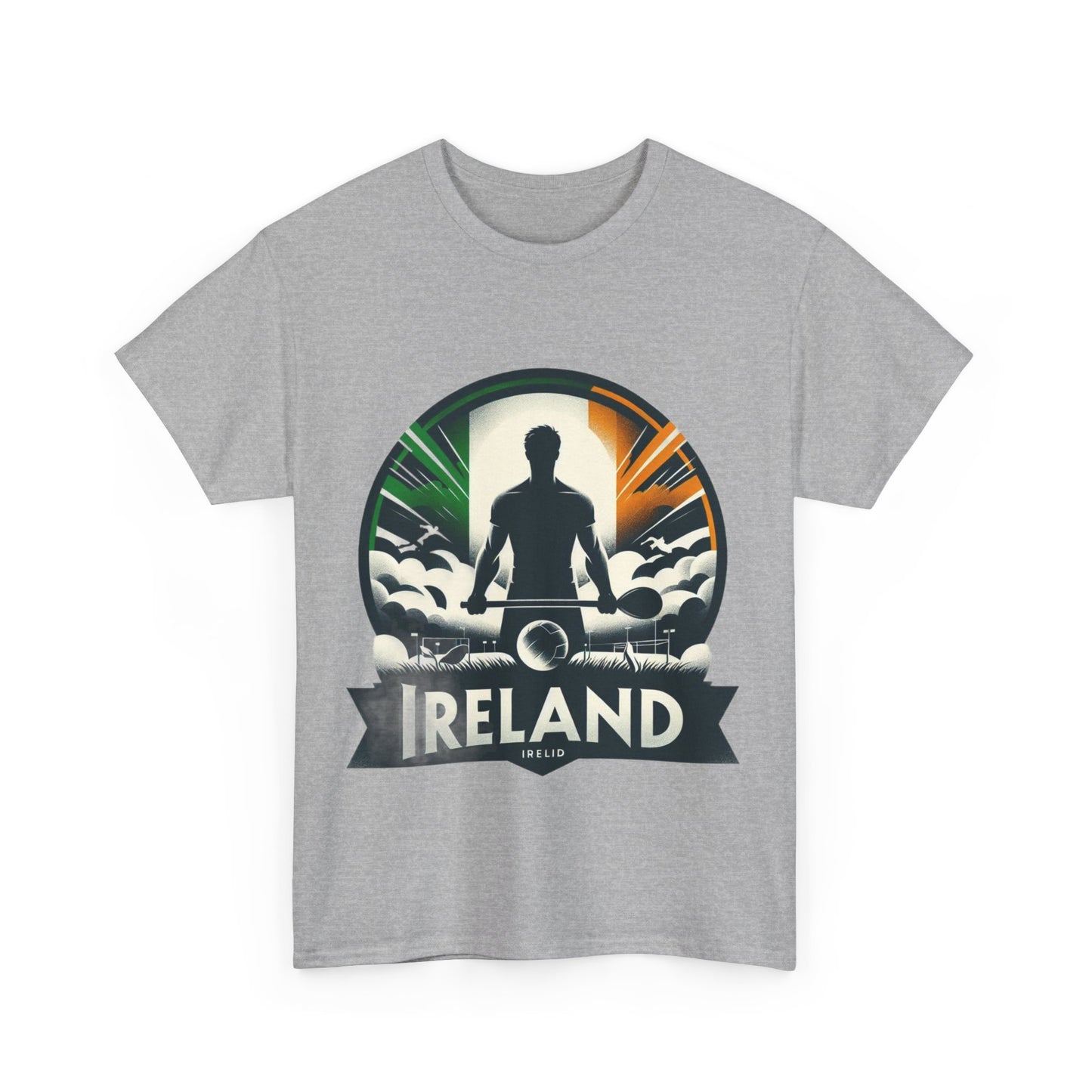 Flag Village Ireland Sporting Flag T-SHIRT Heavy Cotton Tee IRL0005