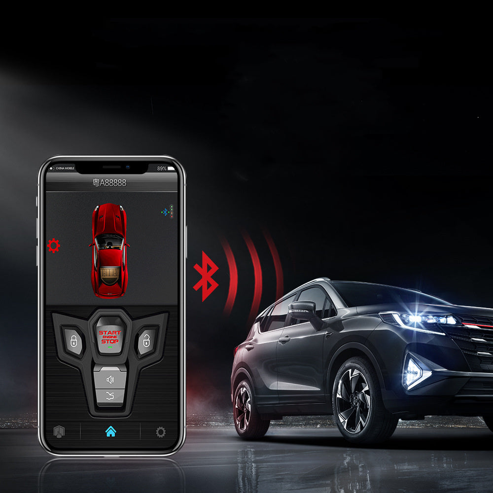 Flag Village Auto Tools Mobile Phone Control Car One-way Remote Control One Button To Start The Car Alarm