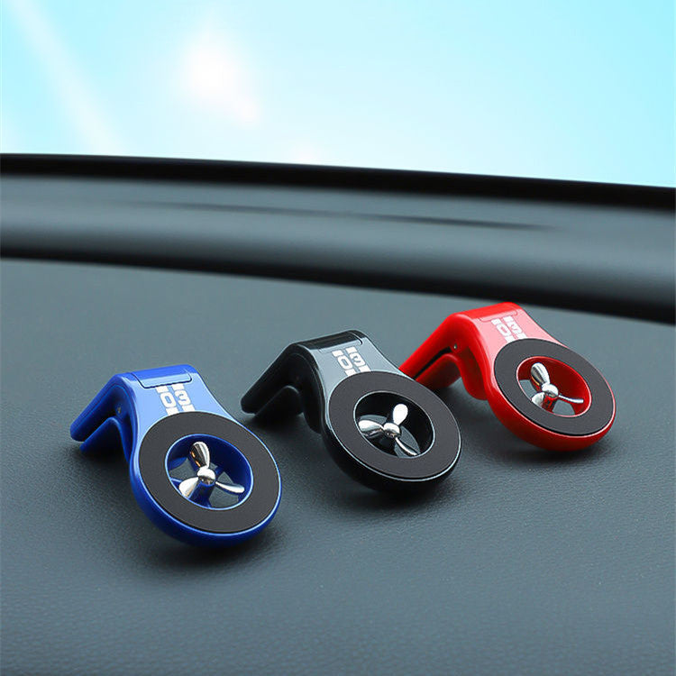 Flag Village Auto Tools Perfume Universal Air Vent Paddle Rotation Magnetic Stand Car Phone Holder