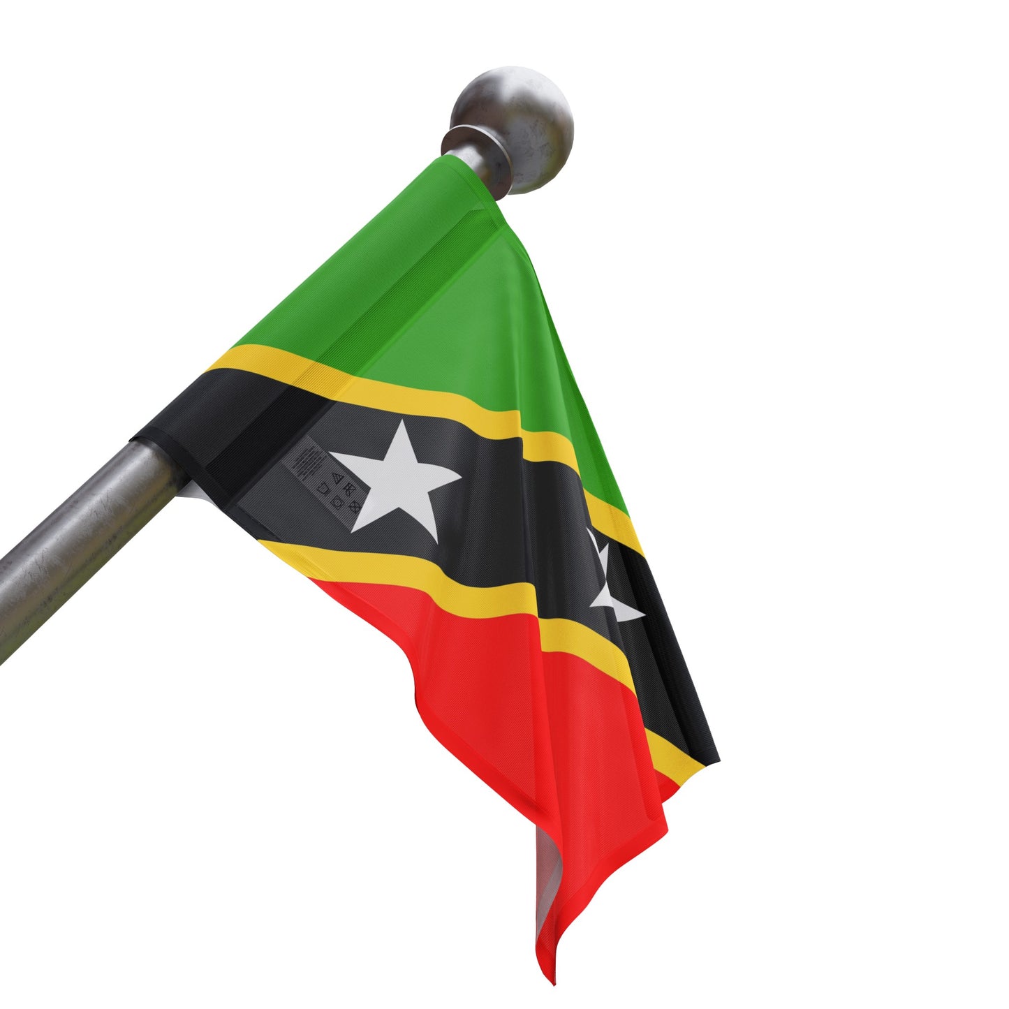 Flag Village Saint Kitts And Nevis Flag 18" x 12" / 36" x 24" / 60" x 36"