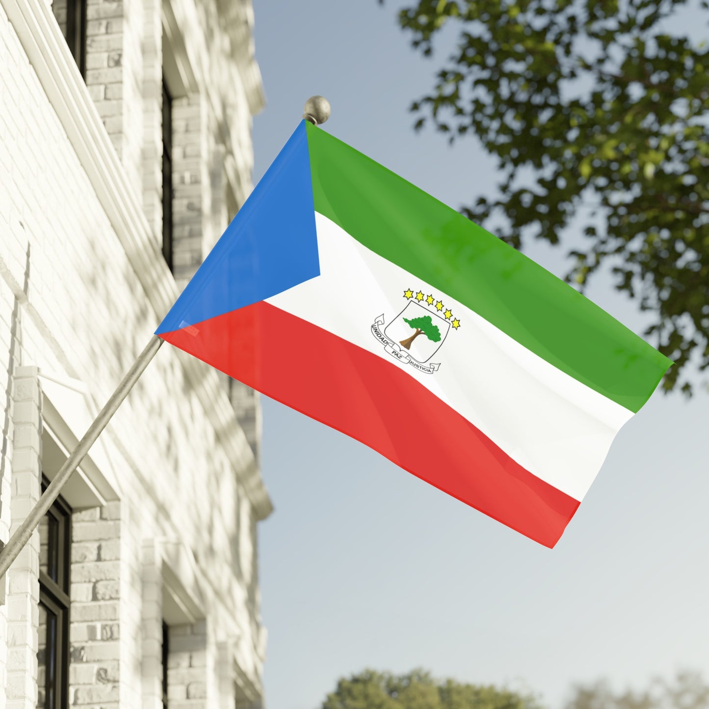 Flag Village Equatorial Guinea Flag 18" x 12" / 36" x 24" / 60" x 36"