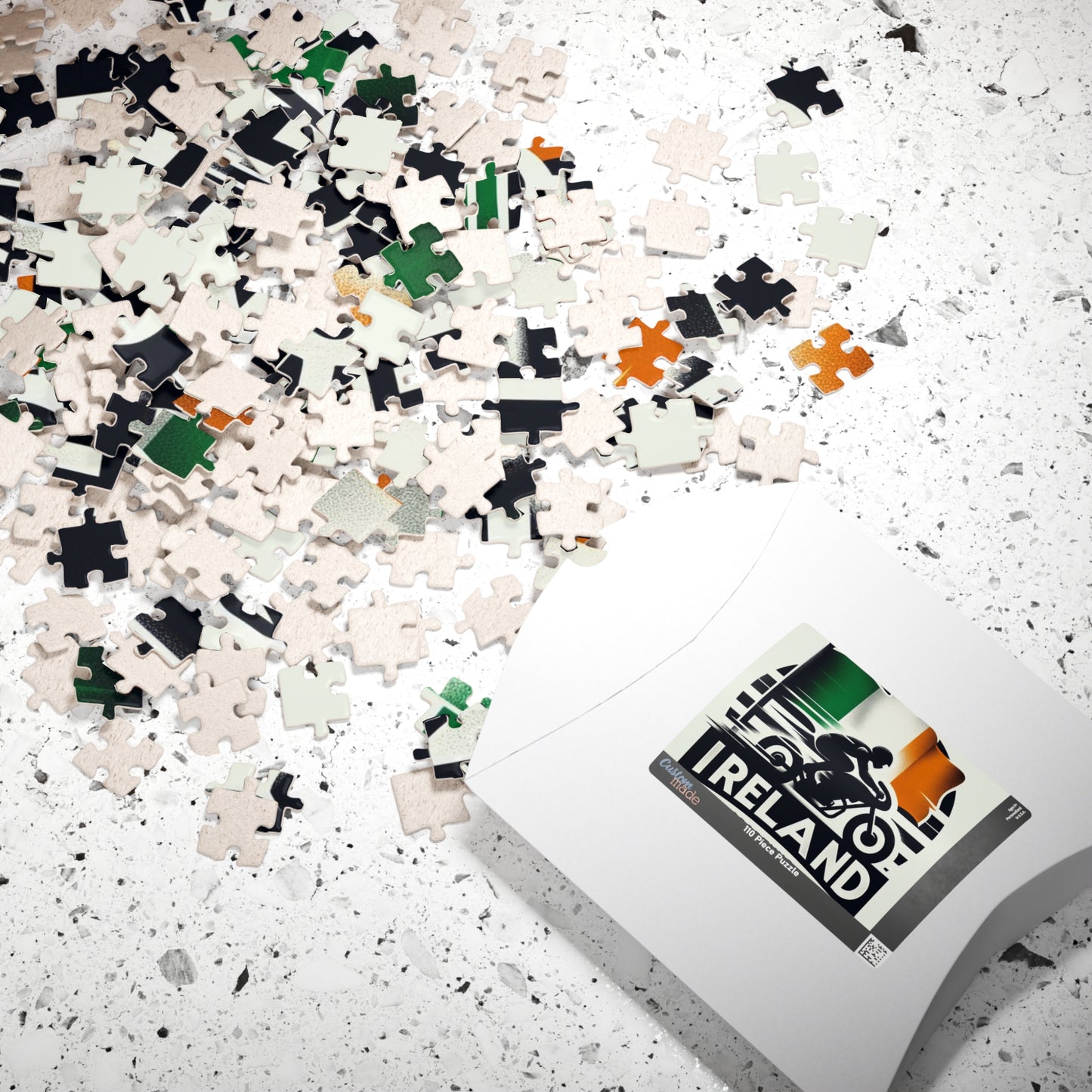 Flag Village IREAND Racing Car Sporting Flag Puzzle (110, 252, 520, 1014-piece) IRL0010