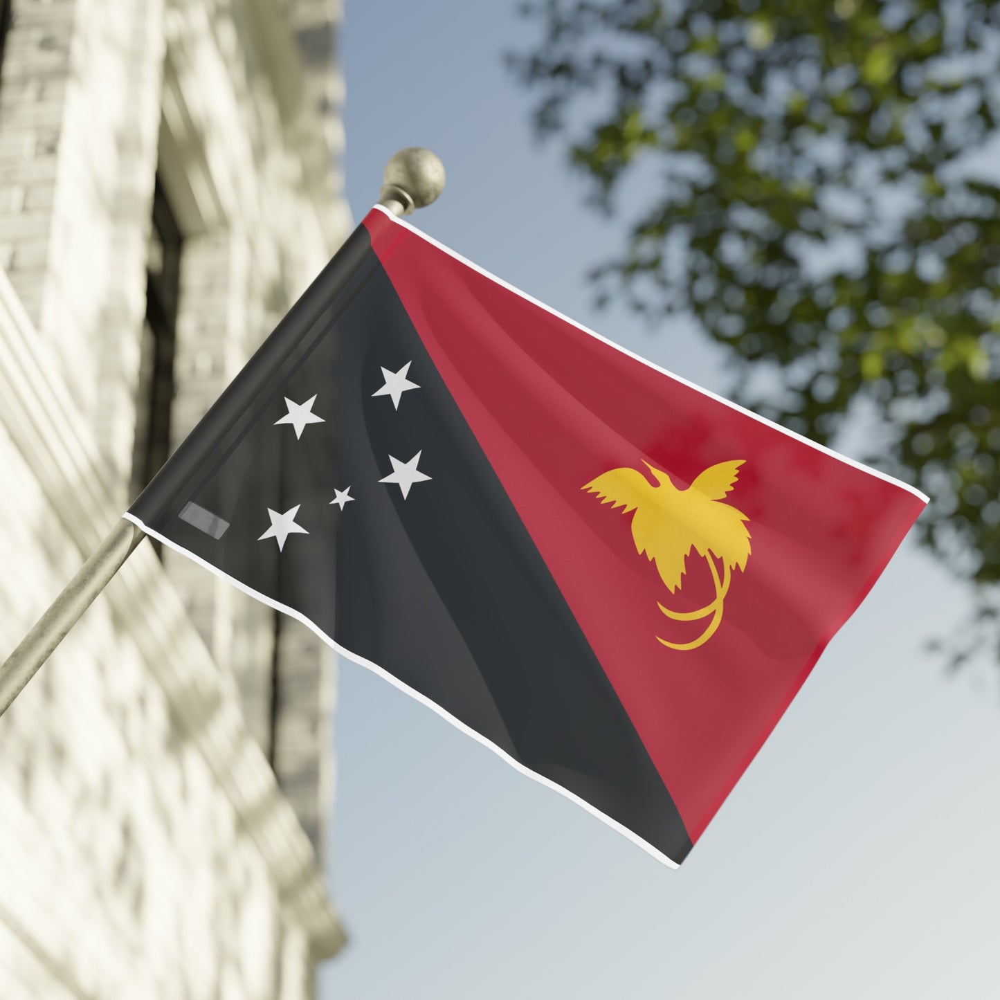 Flag Village Papua New Guinea Flag 18" x 12" / 36" x 24" / 60" x 36"