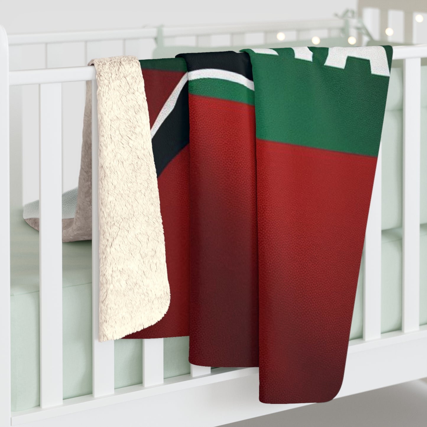 Flag Village Bulgaria Sporting Flag Sherpa Fleece Blanket BGR0001