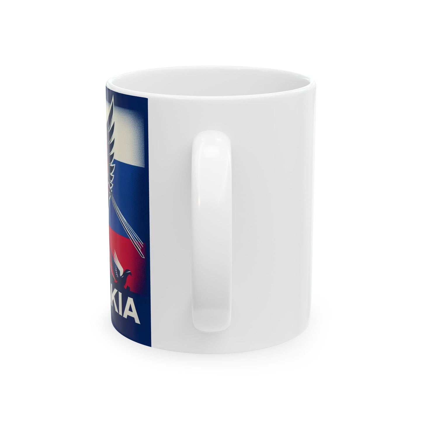Flag Village Slovakia Sporting Flag Ceramic Coffee Mug 11oz SVK0006