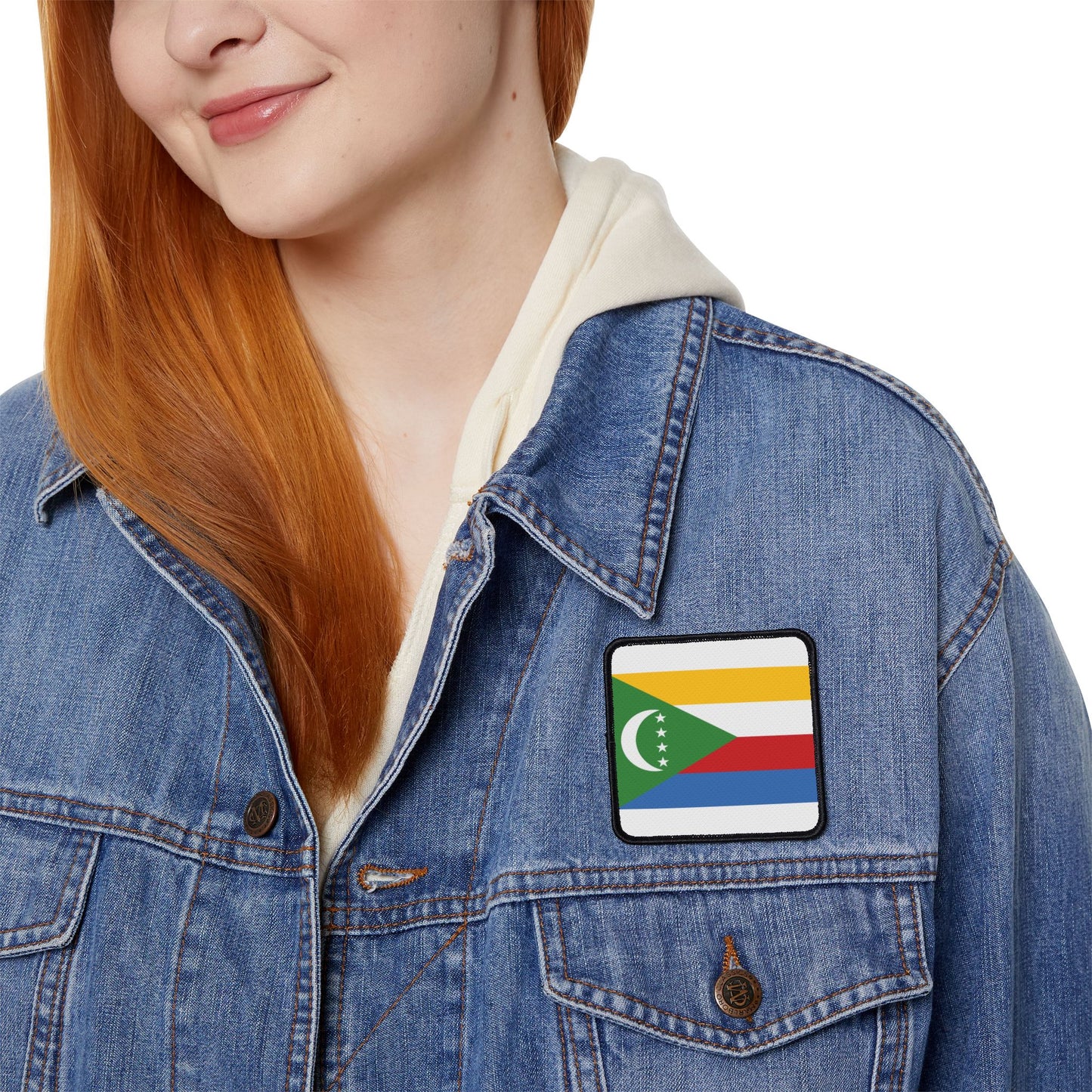 Flag Village Comoros Flag Embroidery Iron-On Patches